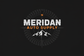 Meridian Auto Supply Logo - Mountains